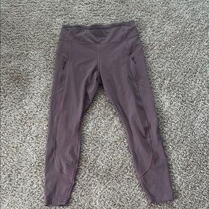 Purple Athletic Leggings